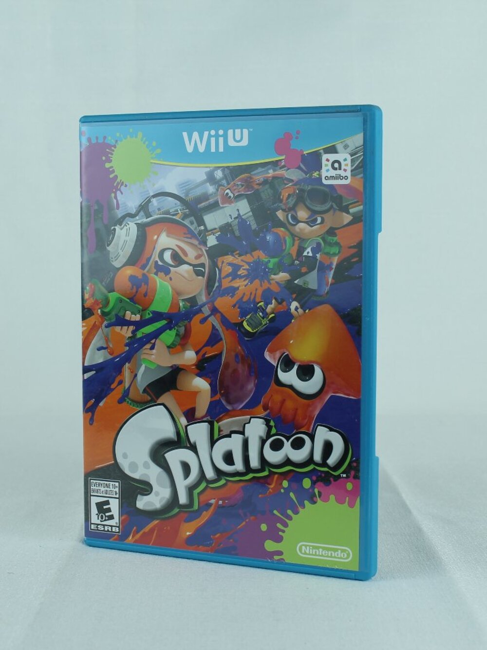 Splatoon Nintendo Wii U Complete CIB Video Game Original Case Manual